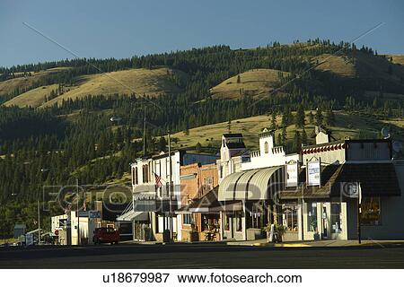 Kamiah, ID, Idaho, downtown View Large Photo Image Stock Photo - Kamiah, ID, Idaho, downtown. Fotosearch