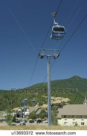 Kellogg, ID, Idaho, Silver Mountain Resort, Gondola View Large Photo Image Stock Image - Kellogg, ID, Idaho, Silver Mountain Resort, Gondola. Fotosearch