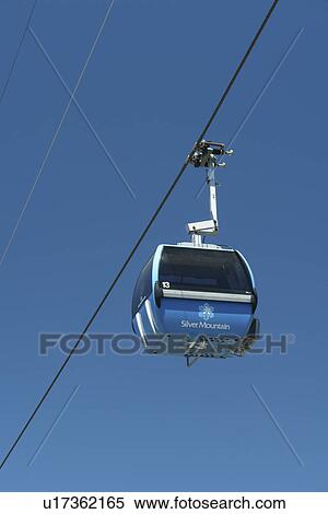 Kellogg, ID, Idaho, Silver Mountain Resort, Gondola View Large Photo Image Stock Photography - Kellogg, ID, Idaho, Silver Mountain Resort, Gondola. Fotosearch