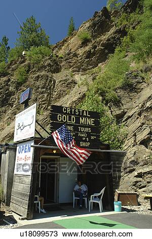 Kellogg, ID, Idaho, Silver Valley, Crystal Gold Mine View Large Photo Image Stock Image - Kellogg, ID, Idaho, Silver Valley, Crystal Gold Mine. Fotosearch