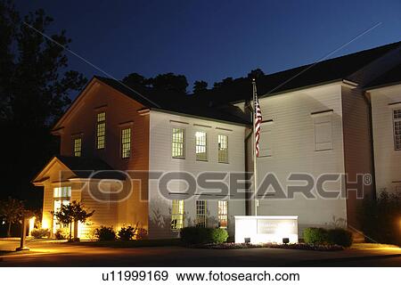 Kirtland, OH, Ohio, Historic Kirtland Visitor Center, evening View Large Photo Image Stock Photo - Kirtland, OH, Ohio, Historic Kirtland Visitor Center, evening. Fotosearch