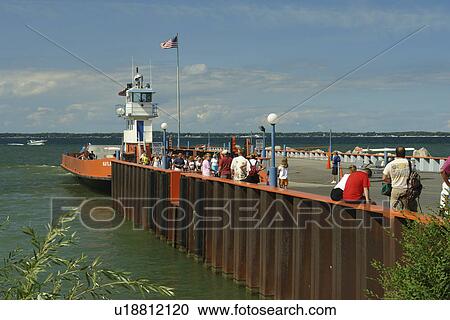 Lake Erie, OH, Ohio, Marblehead-Kelley Island Ferry View Large Photo Image Stock Image - Lake Erie, OH, Ohio, Marblehead-Kelley Island Ferry. Fotosearch