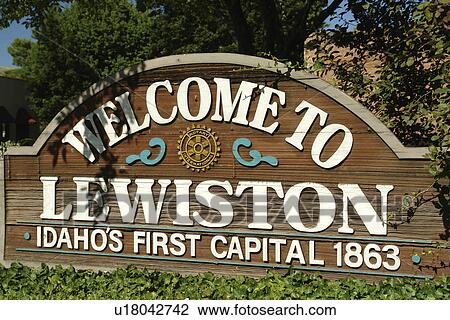 Lewiston, ID, Idaho, Welcome sign, entrance View Large Photo Image Stock Image - Lewiston, ID, Idaho, Welcome sign, entrance. Fotosearch
