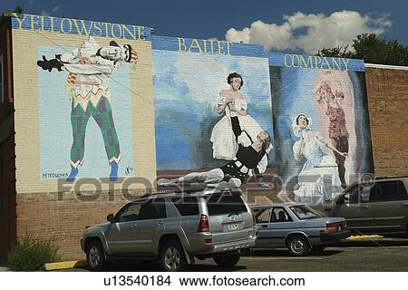 Livingston, MT, Montana, downtown, wall mural View Large Photo Image Picture - Livingston, MT, Montana, downtown, wall mural. Fotosearch