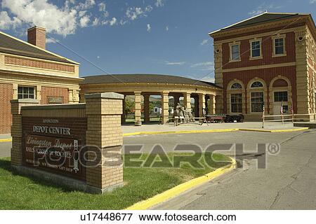 Livingston, MT, Montana, Livingston Depot Center View Large Photo Image Stock Photo - Livingston, MT, Montana, Livingston Depot Center. Fotosearch
