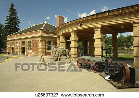 Livingston, MT, Montana, Livingston Depot Center, restored Northern Pacific Railroad Station View Large Photo Image Stock Photo - Livingston, MT, Montana, Livingston Depot Center, restored Northern Pacific Railroad Station. Fotosearch