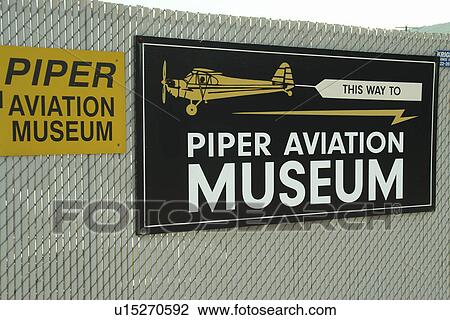 Stock Image -  Lock Haven, PA, Pennsylvania, Piper Aviation Museum. Fotosearch