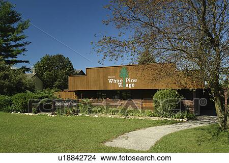 Ludington, MI, Michigan, Historic White Pine Village View Large Photo Image Picture - Ludington, MI, Michigan, Historic White Pine Village. Fotosearch