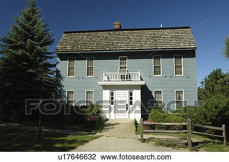 Ludington, MI, Michigan, Historic White Pine Village View Large Photo Image Stock Image - Ludington, MI, Michigan, Historic White Pine Village. Fotosearch