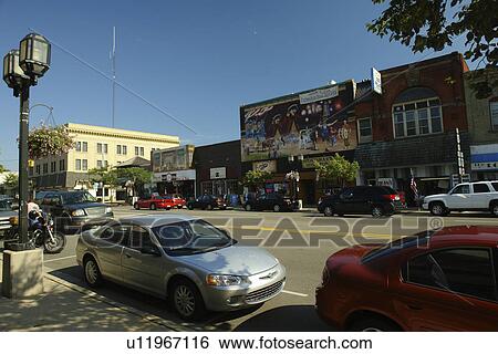Ludington, MI, Michigan, Lake Michigan, Historic Downtown View Large Photo Image Stock Photograph - Ludington, MI, Michigan, Lake Michigan, Historic Downtown. Fotosearch