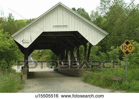 Lyndon, VT, Vermont, Chamberlin Covered Bridge View Large Photo Image Stock Photograph - Lyndon, VT, Vermont, Chamberlin Covered Bridge. Fotosearch