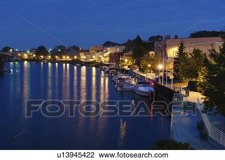 Manistee, MI, Michigan, Lake Michigan, Manistee River, waterfront, evening View Large Photo Image Stock Image - Manistee, MI, Michigan, Lake Michigan, Manistee River, waterfront, evening. Fotosearch