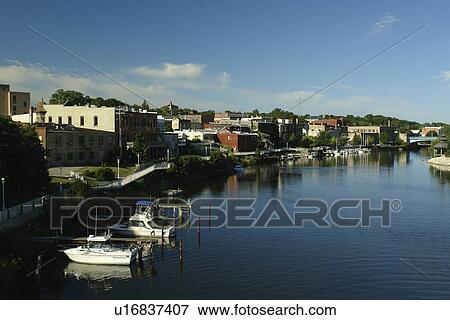 Manistee, MI, Michigan, Lake Michigan, Manistee River, waterfront View Large Photo Image Stock Photo - Manistee, MI, Michigan, Lake Michigan, Manistee River, waterfront. Fotosearch