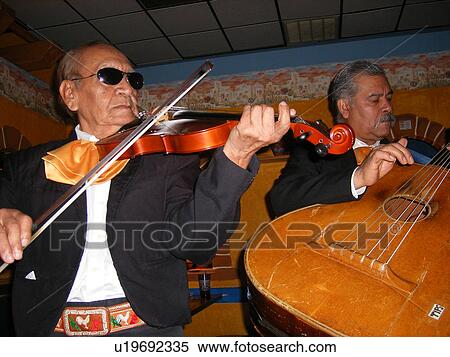 Stock Photography -  Mariachi Band, Mexican Restaurant, Galax, Virginia, VA. Fotosearch
