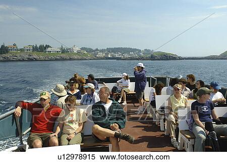 ME, Maine, Hardy III Boat Tour to Monhegan Island, New Harbor View Large Photo Image Stock Photography - ME, Maine, Hardy III Boat Tour to Monhegan Island, New Harbor. Fotosearch