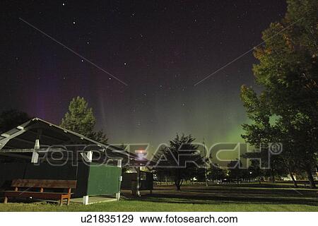 Medina, ND, North Dakota, Northern Lights, Aurora Borealis View Large Photo Image Stock Photo - Medina, ND, North Dakota, Northern Lights, Aurora Borealis. Fotosearch