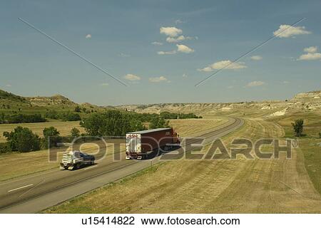 Medora, ND, North Dakota, Interstate 94, expressway View Large Photo Image Stock Image - Medora, ND, North Dakota, Interstate 94, expressway. Fotosearch