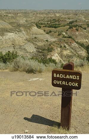Medora, ND, North Dakota, Theodore Roosevelt National Park, South Unit, Scenic Loop Drive, Badlands Overlook View Large Photo Image Picture - Medora, ND, North Dakota, Theodore Roosevelt National Park, South Unit, Scenic Loop Drive, Badlands Overlook. Fotosearch