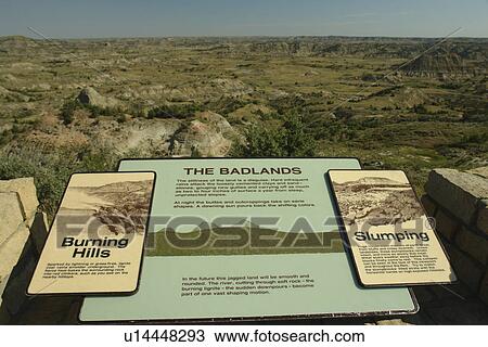 Medora, ND, North Dakota, Theodore Roosevelt National Park, South Unit, Painted Canyon, overlook, interpretive sign View Large Photo Image Stock Image - Medora, ND, North Dakota, Theodore Roosevelt National Park, South Unit, Painted Canyon, overlook, interpretive sign. Fotosearch
