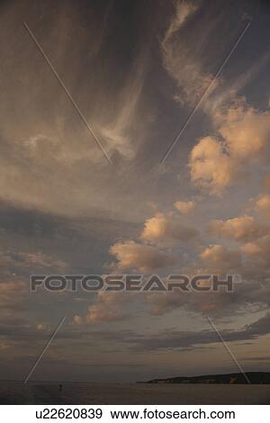 MI, Michigan, Upper Peninsula, Lake Superior, cloud formations, sky View Large Photo Image Stock Photo - MI, Michigan, Upper Peninsula, Lake Superior, cloud formations, sky. Fotosearch