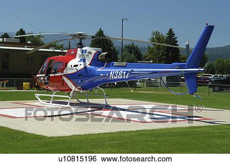 Missoula, MT, Montana, Helicopter at Community Medical Center View Large Photo Image Stock Photograph - Missoula, MT, Montana, Helicopter at Community Medical Center. Fotosearch