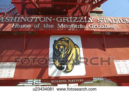 Missoula, MT, Montana, University of Montana, Washington-Grizzly Stadium, football stadium, Home of the Montana Grizzlies View Large Photo Image Stock Image - Missoula, MT, Montana, University of Montana, Washington-Grizzly Stadium, football stadium, Home of the Montana Grizzlies. Fotosearch