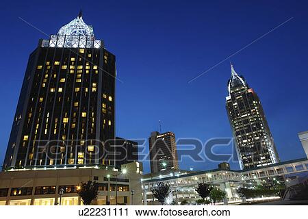 Mobile, Alabama, AL, View Large Photo Image Stock Image - Mobile, Alabama, AL, . Fotosearch