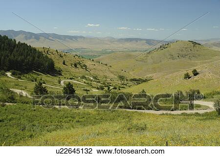 Moiese, MT, Montana, Headquarters National Bison Range, Flathead Indian Reservation, Mission Valley View Large Photo Image Stock Image - Moiese, MT, Montana, Headquarters National Bison Range, Flathead Indian Reservation, Mission Valley. Fotosearch