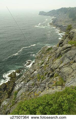 Monhegan Island, ME, Maine, Black Head View Large Photo Image Picture - Monhegan Island, ME, Maine, Black Head. Fotosearch