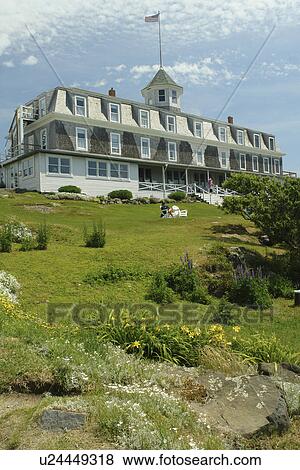 Monhegan Island, ME, Maine, Monhegan Inn View Large Photo Image Stock Photo - Monhegan Island, ME, Maine, Monhegan Inn. Fotosearch
