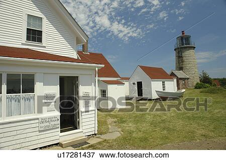 Monhegan Island, ME, Maine, Museum at Lighthouse Hill View Large Photo Image Stock Photo - Monhegan Island, ME, Maine, Museum at Lighthouse Hill. Fotosearch