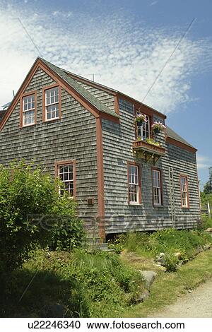 Stock Image -  Monhegan Island, ME, Maine, . Fotosearch