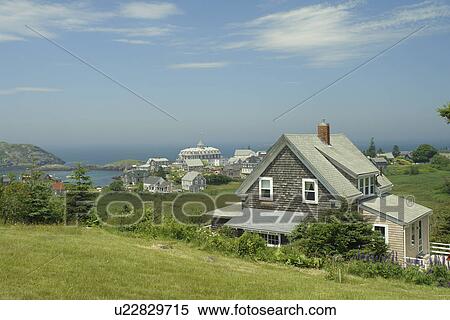 Stock Photography -  Monhegan Island, ME, Maine, . Fotosearch
