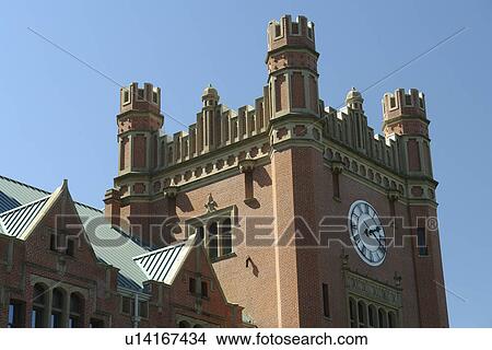Moscow, ID, Idaho, University of Idaho, Administration Building, Clock Tower View Large Photo Image Picture - Moscow, ID, Idaho, University of Idaho, Administration Building, Clock Tower. Fotosearch