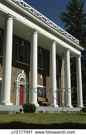 Stock Image -  Moscow, ID, Idaho, University of Idaho, Kappa Sigma Fraternity. Fotosearch
