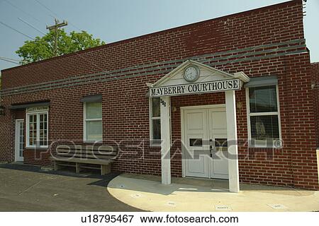 Mount Airy, NC, North Carolina, Andy Griffith Show Jail View Large Photo Image Stock Photo - Mount Airy, NC, North Carolina, Andy Griffith Show Jail . Fotosearch