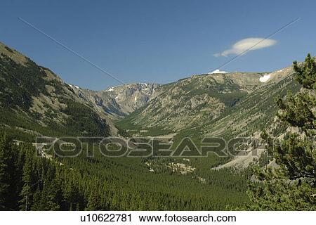 MT, Montana, Beartooth Scenic Highway, Beartooth All American Road, Custer National Forest View Large Photo Image Stock Image - MT, Montana, Beartooth Scenic Highway, Beartooth All American Road, Custer National Forest. Fotosearch