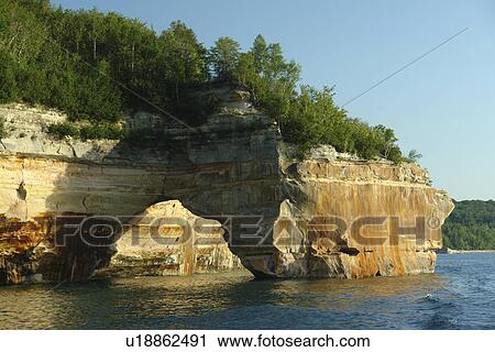 Munsing, MI, Michigan, Upper Peninsula, Lake Superior, Pictured Rocks Boat Cruise, Pictured Rocks National Lakeshore View Large Photo Image Stock Image - Munsing, MI, Michigan, Upper Peninsula, Lake Superior, Pictured Rocks Boat Cruise, Pictured Rocks National Lakeshore. Fotosearch