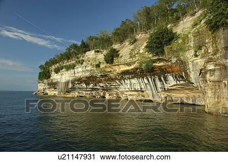 Munsing, MI, Michigan, Upper Peninsula, Lake Superior, Pictured Rocks Boat Cruise, Pictured Rocks National Lakeshore View Large Photo Image Stock Image - Munsing, MI, Michigan, Upper Peninsula, Lake Superior, Pictured Rocks Boat Cruise, Pictured Rocks National Lakeshore. Fotosearch