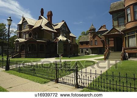 Muskegon, MI, Michigan, Hackley Home Historic Site View Large Photo Image Stock Image - Muskegon, MI, Michigan, Hackley Home Historic Site. Fotosearch