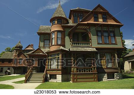 Muskegon, MI, Michigan, Hackley Home Historic Site View Large Photo Image Stock Image - Muskegon, MI, Michigan, Hackley Home Historic Site. Fotosearch