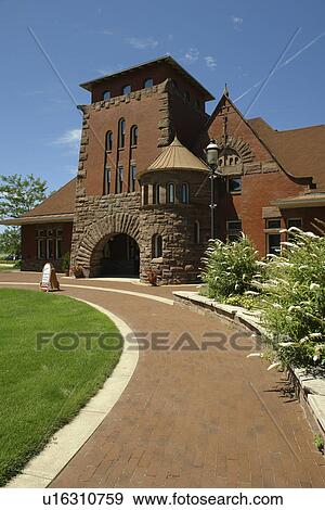 Stock Photo -  Muskegon, MI, Michigan, Lake Michigan, Muskegon County Convention Visitor Bureau. Fotosearch