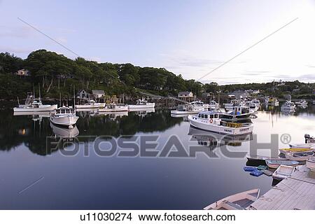 New Harbor, ME, Maine, Pemaquid Peninsula, fishing harbor, evening View Large Photo Image Picture - New Harbor, ME, Maine, Pemaquid Peninsula, fishing harbor, evening. Fotosearch