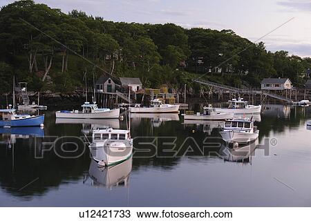 New Harbor, ME, Maine, Pemaquid Peninsula, fishing harbor, evening View Large Photo Image Stock Image - New Harbor, ME, Maine, Pemaquid Peninsula, fishing harbor, evening. Fotosearch