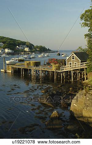 New Harbor, ME, Maine, Pemaquid, fishing harbor View Large Photo Image Stock Photo - New Harbor, ME, Maine, Pemaquid, fishing harbor. Fotosearch