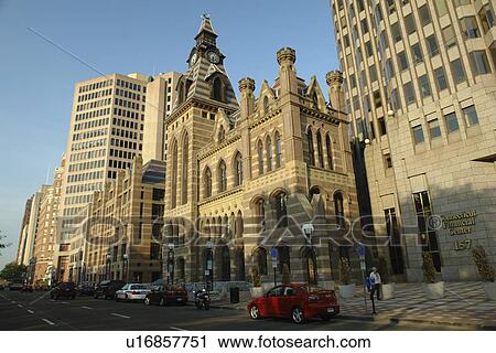 Stock Image -  New Haven, CT, Connecticut, Downtown. Fotosearch