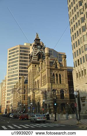 Stock Photo -  New Haven, CT, Connecticut, Downtown. Fotosearch