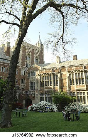 Stock Image -  New Haven, CT, Connecticut, Yale University. Fotosearch