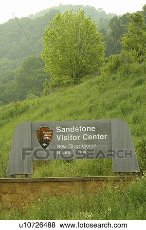 New River Gorge National River, WV, West Virginia, Sandstone Visitor Center, entrance sign View Large Photo Image Stock Photo - New River Gorge National River, WV, West Virginia, Sandstone Visitor Center, entrance sign. Fotosearch
