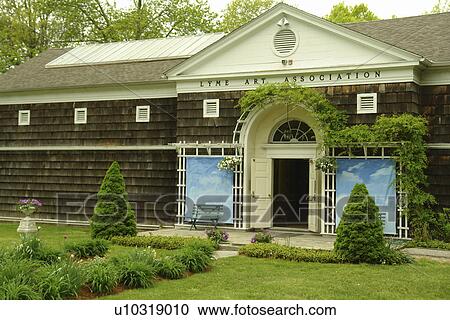 Stock Image -  Old Lyme, CT, Connecticut, Lyme Art Association, Museum. Fotosearch